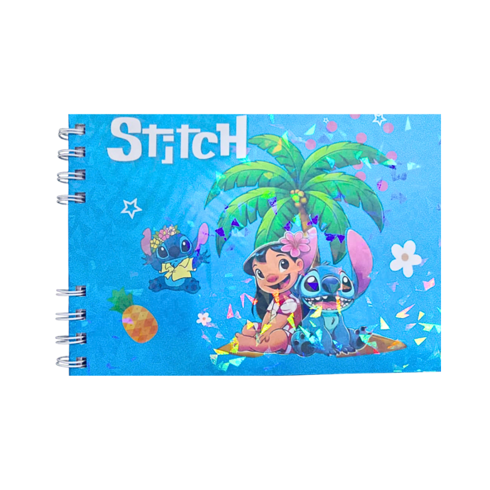 Caderno de Desenho Bobbie Goods Stitch Capa Dura A5 com 48 Folhas 180g XLS HB-02
