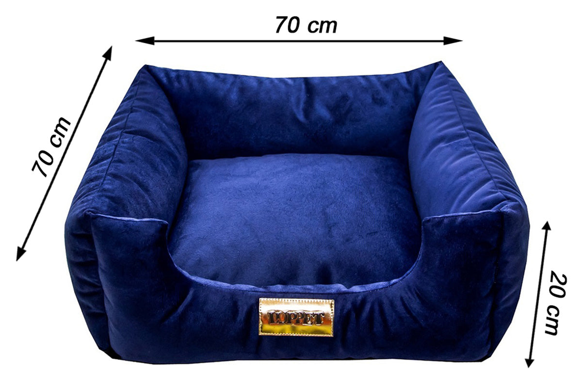 Cama Quadrada para Cachorro ou Gatos Super Luxo Luvén- Tamanho GG